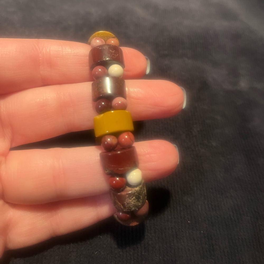Genuine Mixed Jasper Bracelet